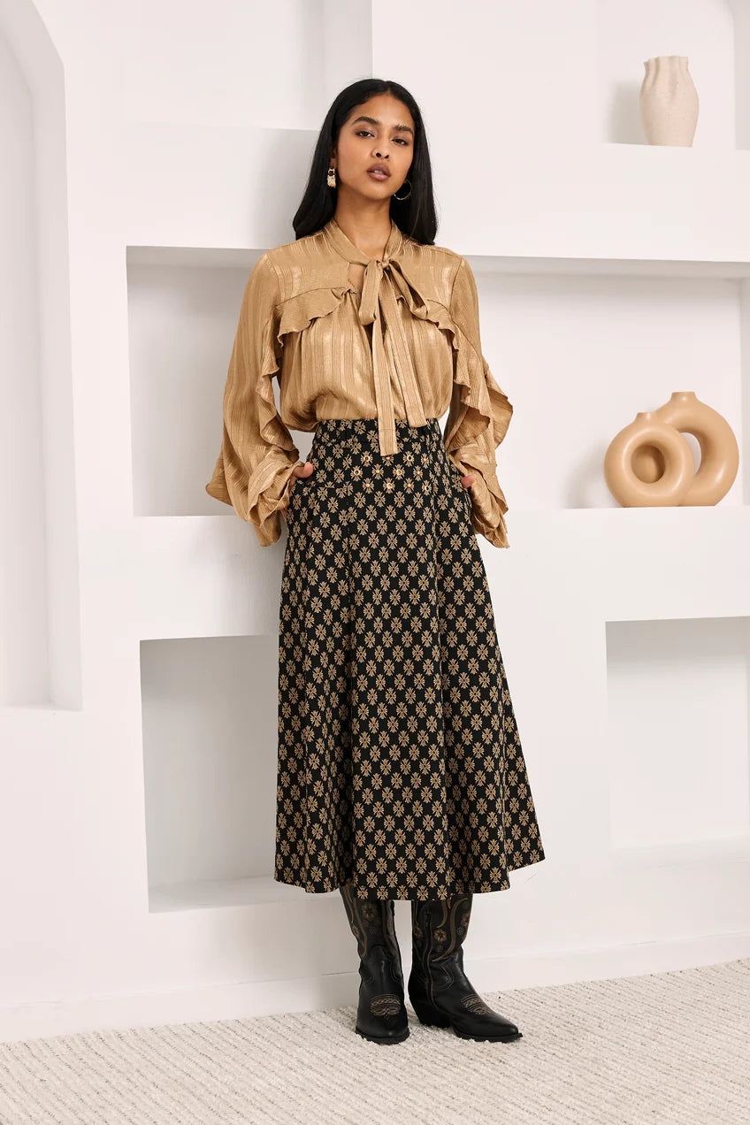 FALDA MIDI JACQUAR NKN LX.ZEIRA