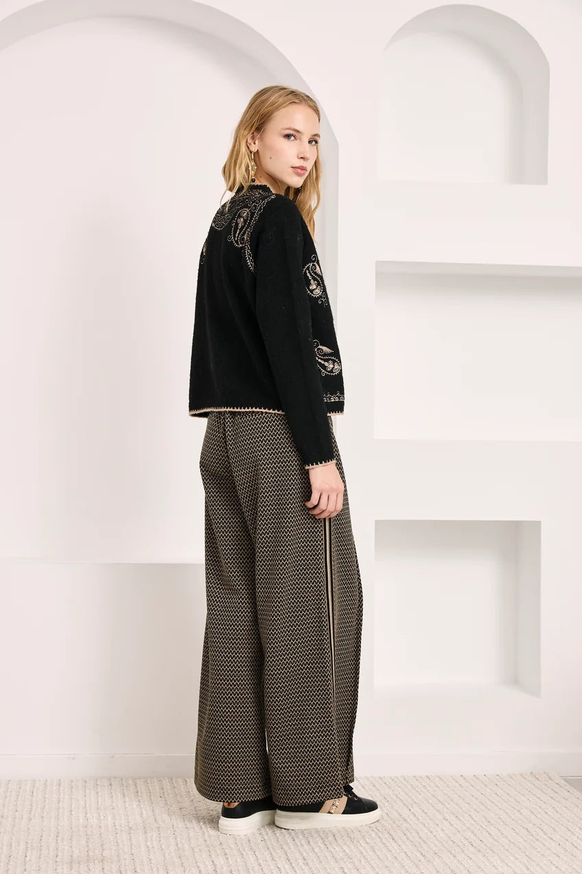PANTALÓN JACQUARD PINZAS NKN NI.LUSETI