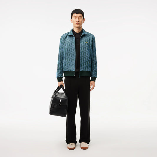 SUDADERA CREMALLERA LACOSTE CON MONOGRAMA SH1368-00-IB4