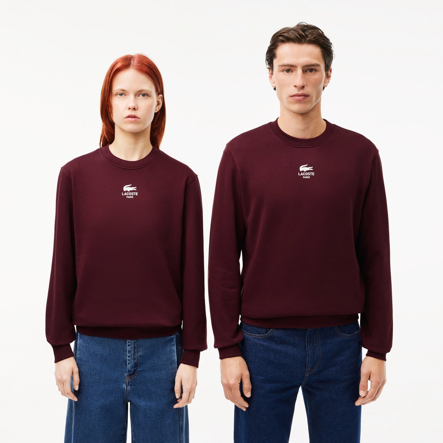 SUDADERA LACOSTE DE FELPA SIN CEPILLAR SH273600