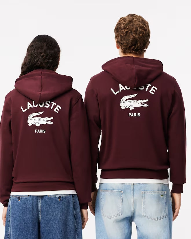 SUDADERA CAPUCHA LACOSTE ESTAMPADA SH2740