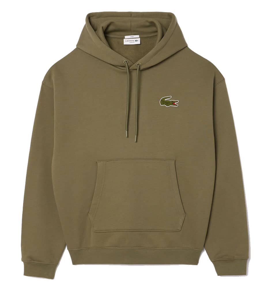 SUDADERA LACOSTE CAPUCHA CORTE HOLGADO SH275400