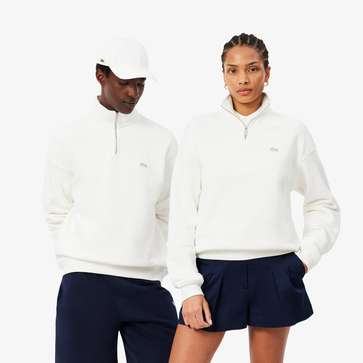 SUDADERA UNISEX CREMALLERA LACOSTE SH7759