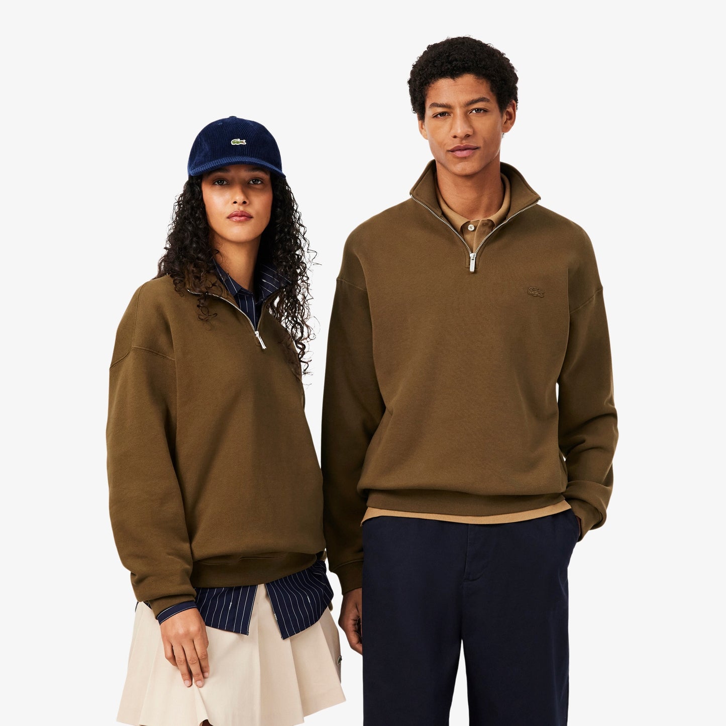 SUDADERA UNISEX CREMALLERA LACOSTE SH7759