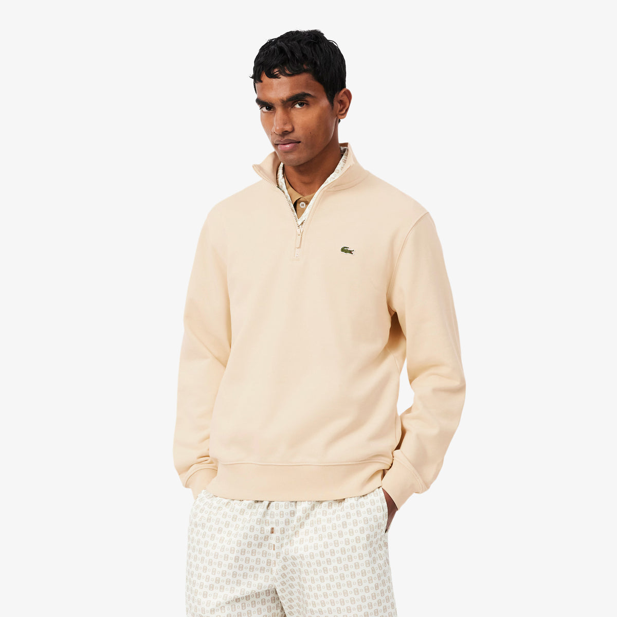 SUDADERA HOMBRE CREMALLERA LACOSTE SH9774