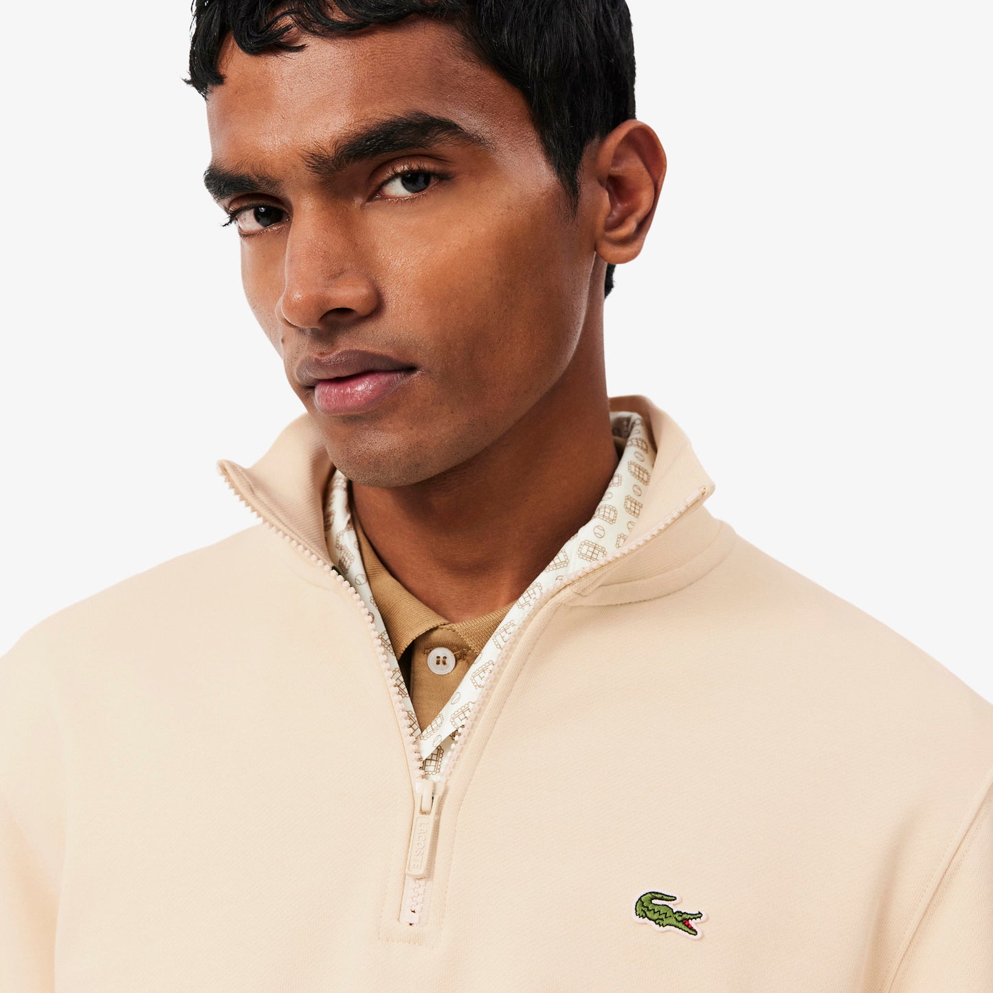 SUDADERA HOMBRE CREMALLERA LACOSTE SH9774