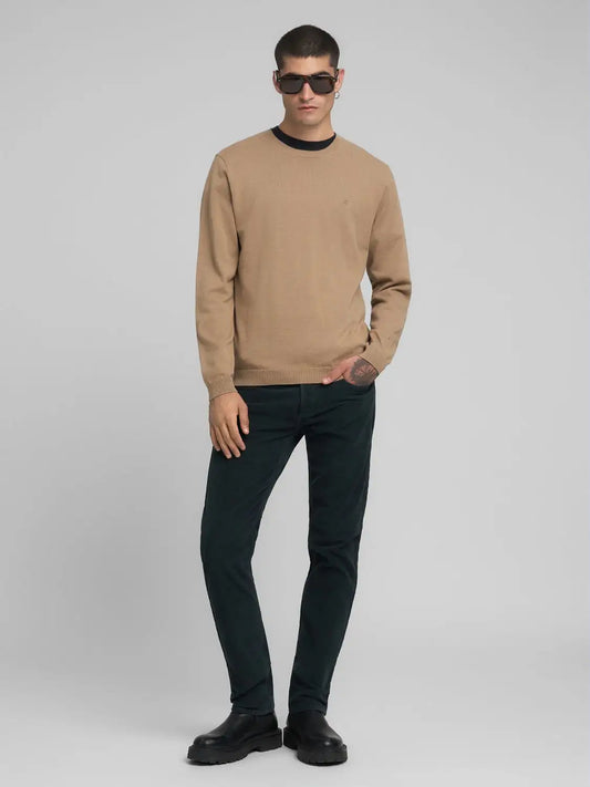 JERSEY HOMBRE ALGODON CON BORDADO UK4851