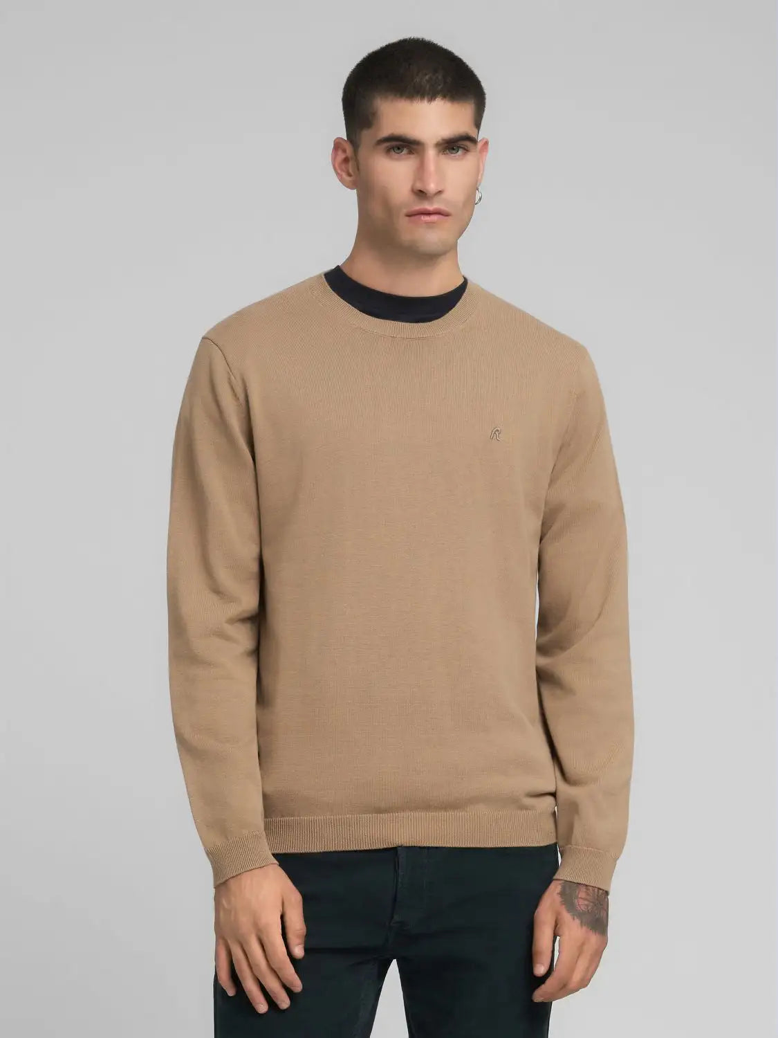 JERSEY HOMBRE ALGODON CON BORDADO UK4851