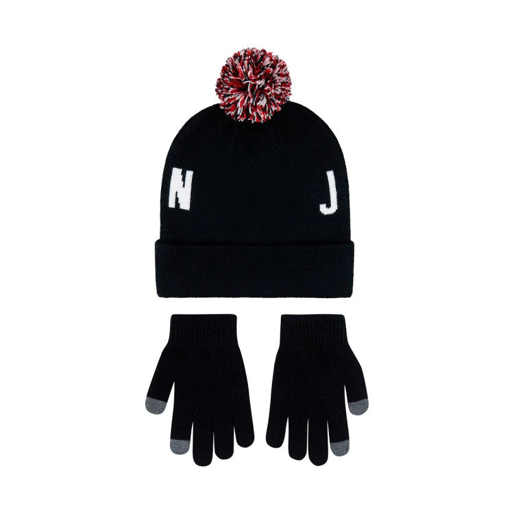 CONJUNTO GORRO GUANTES POM BEANI SET JORDAN 9A0869-023