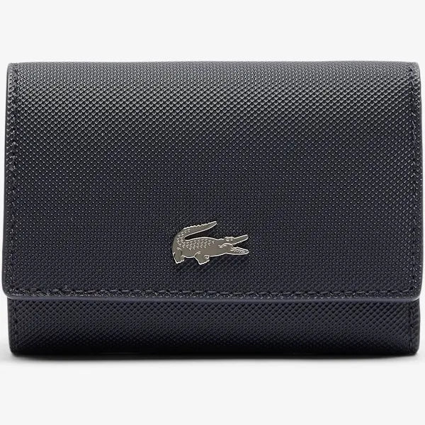 BILLETERA CON BORDE DE SOLAPA LACOSTE NF4190AA