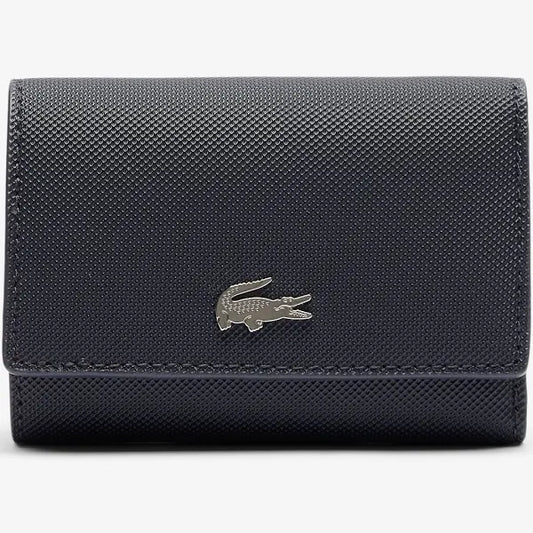 BILLETERA CON BORDE DE SOLAPA LACOSTE NF4190AA