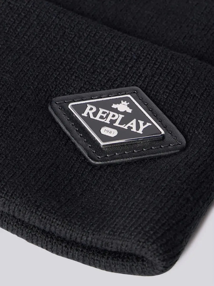 GORRO CON LOGOTIPO ROMBO REPLAY AX4347