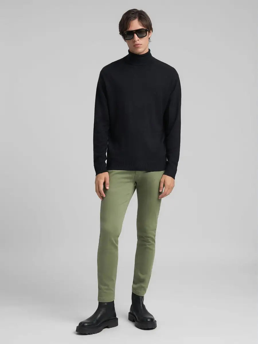 JERSEY DE CUELLO ALTO DE MEZCLA DE LANA REPLAY UK4855