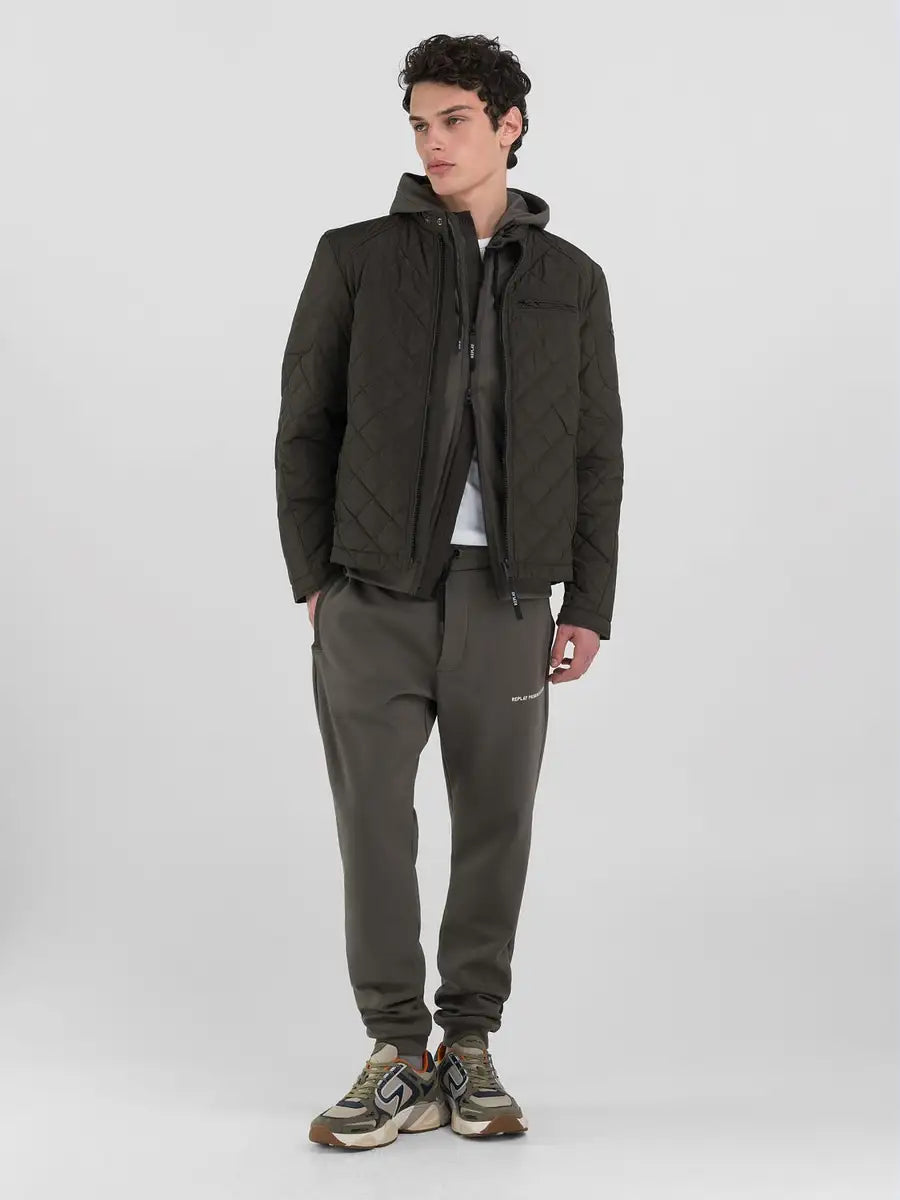 CAZADORA ACOLCHADA CON CREMALLERA COMPLETA M8000 REPLAY