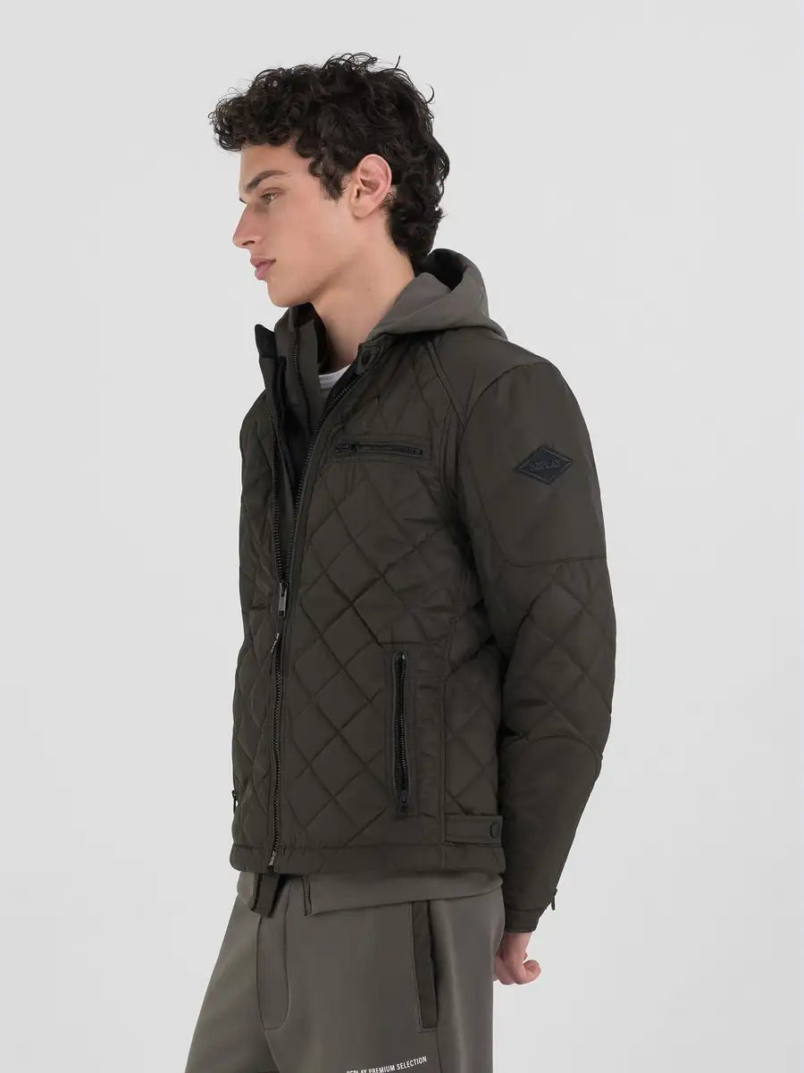 CAZADORA ACOLCHADA CON CREMALLERA COMPLETA M8000 REPLAY