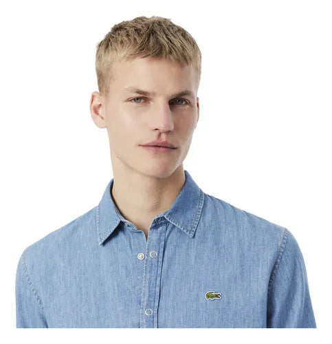 CAMISA DENI LACOSTE CORTE REGULAR  CH9084