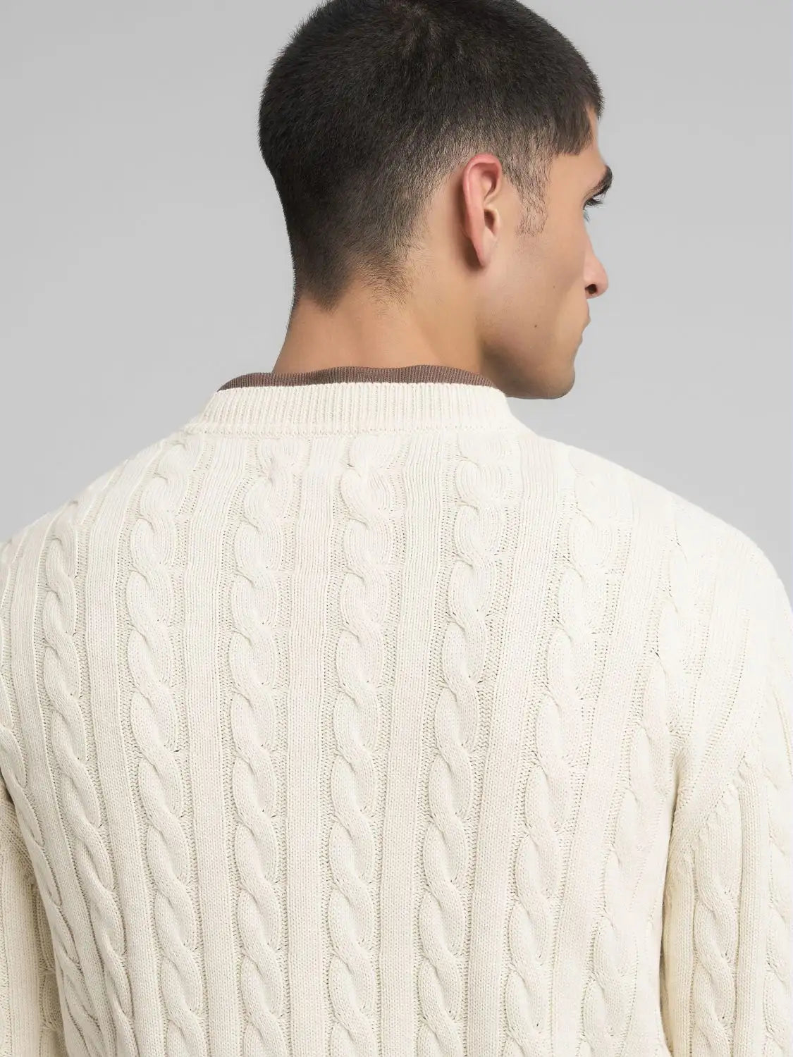 JERSEY REPLAY DE ALGODÓN CON LABOR TRENZADA UK4866