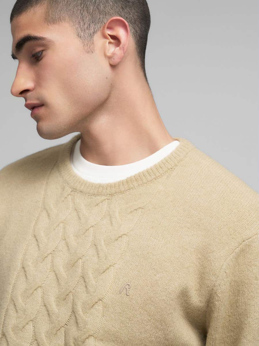 JERSEY REPLAY DE CUELLO REDONDO DE TEJIDO RECICLADO UK4871