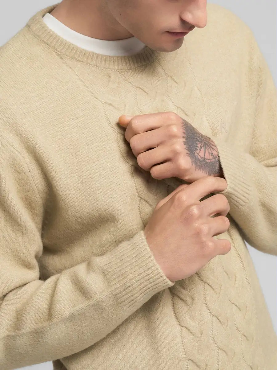 JERSEY REPLAY DE CUELLO REDONDO DE TEJIDO RECICLADO UK4871