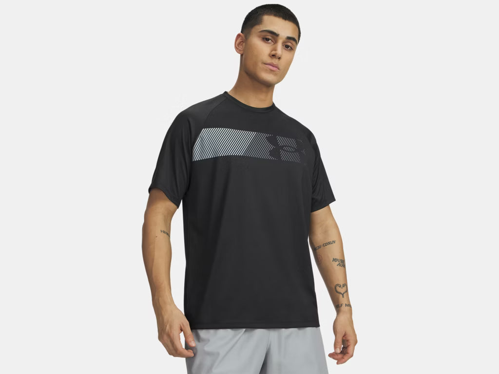 CAMISETA HOMBRE UNDER ARMOUR TECH GRAPHIC 6014733-001