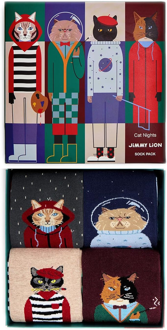 PACK CALCETINES JIMMY LION CAT NIGHT