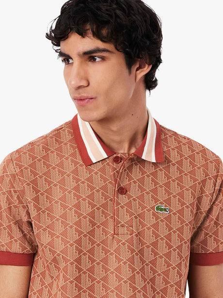 POLO HOMBRE MONOGRAMA LACOSTE DH141700