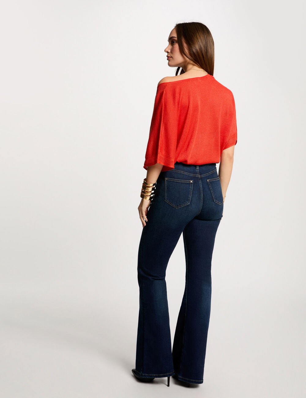 JERSEY MUJER  ESCOTE V MANGA CORTA MORGAN 241-MCHRIS