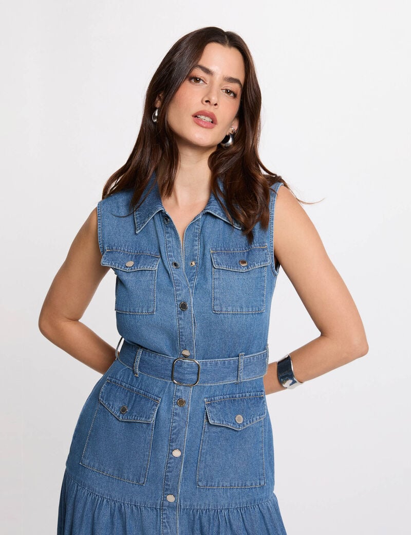 VESTIDO VAQUERO MUJER MORGAN 251-RNAUTICA