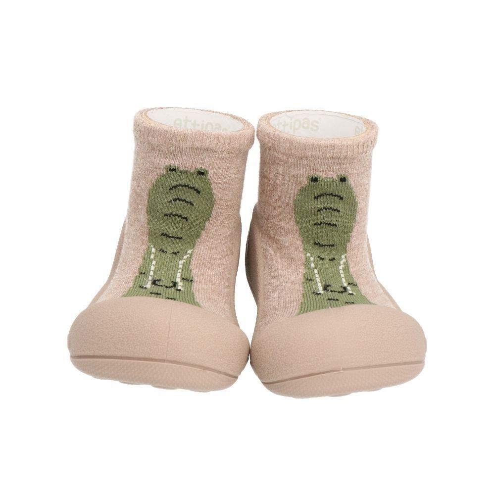 PATUCOS BEBE ATTIPAS CROCODILE BROWN ACR010