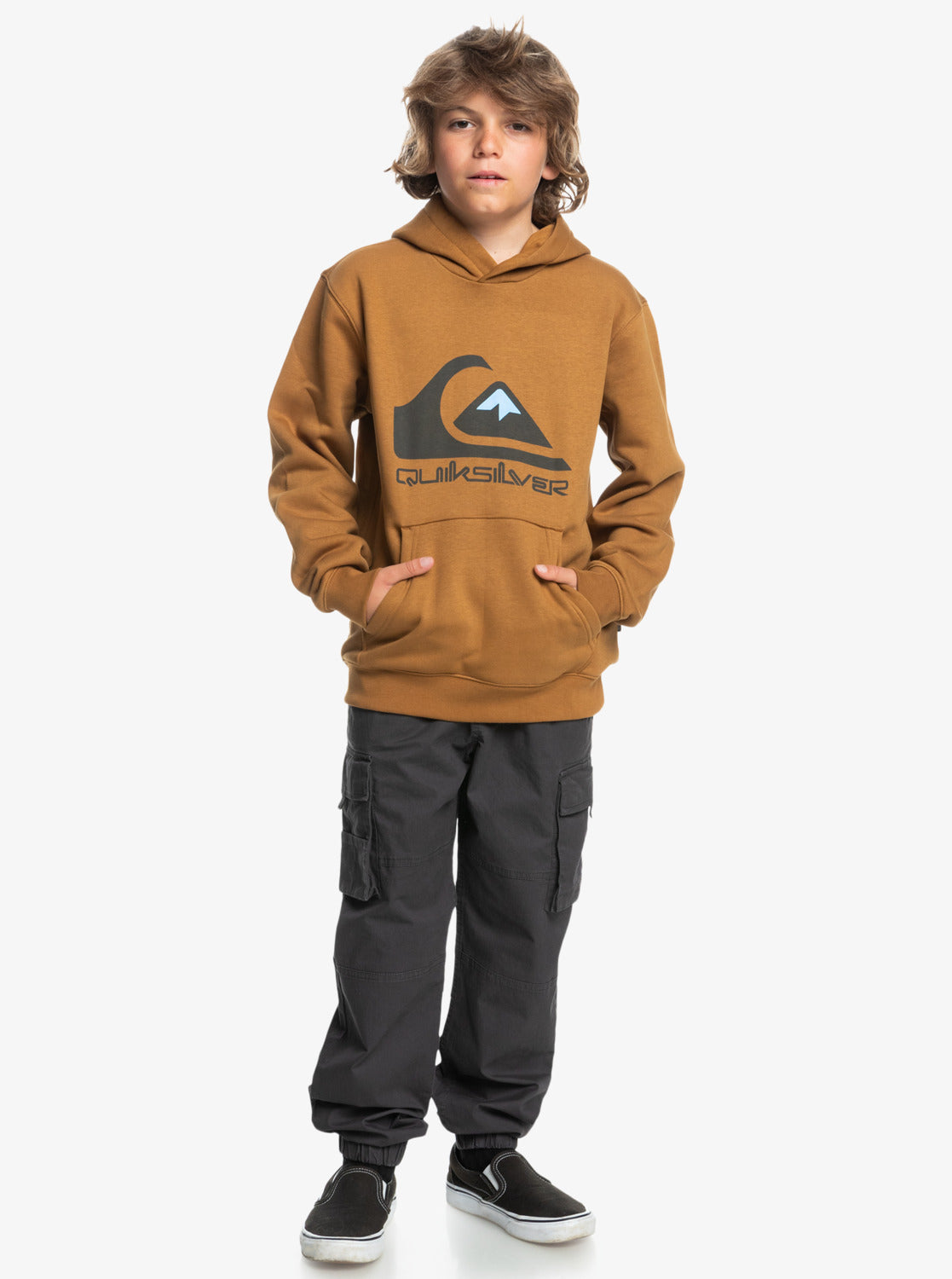 SUDADERA QUIKSILVER BIG LOGO NIÑO AQBFT03099