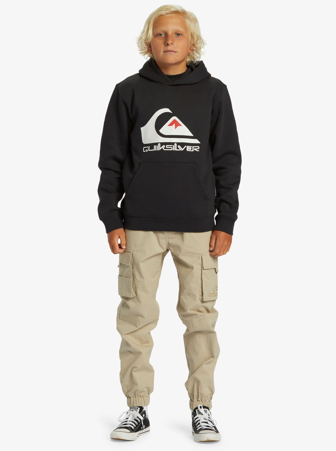 SUDADERA QUIKSILVER BIG LOGO NIÑO AQBFT03099