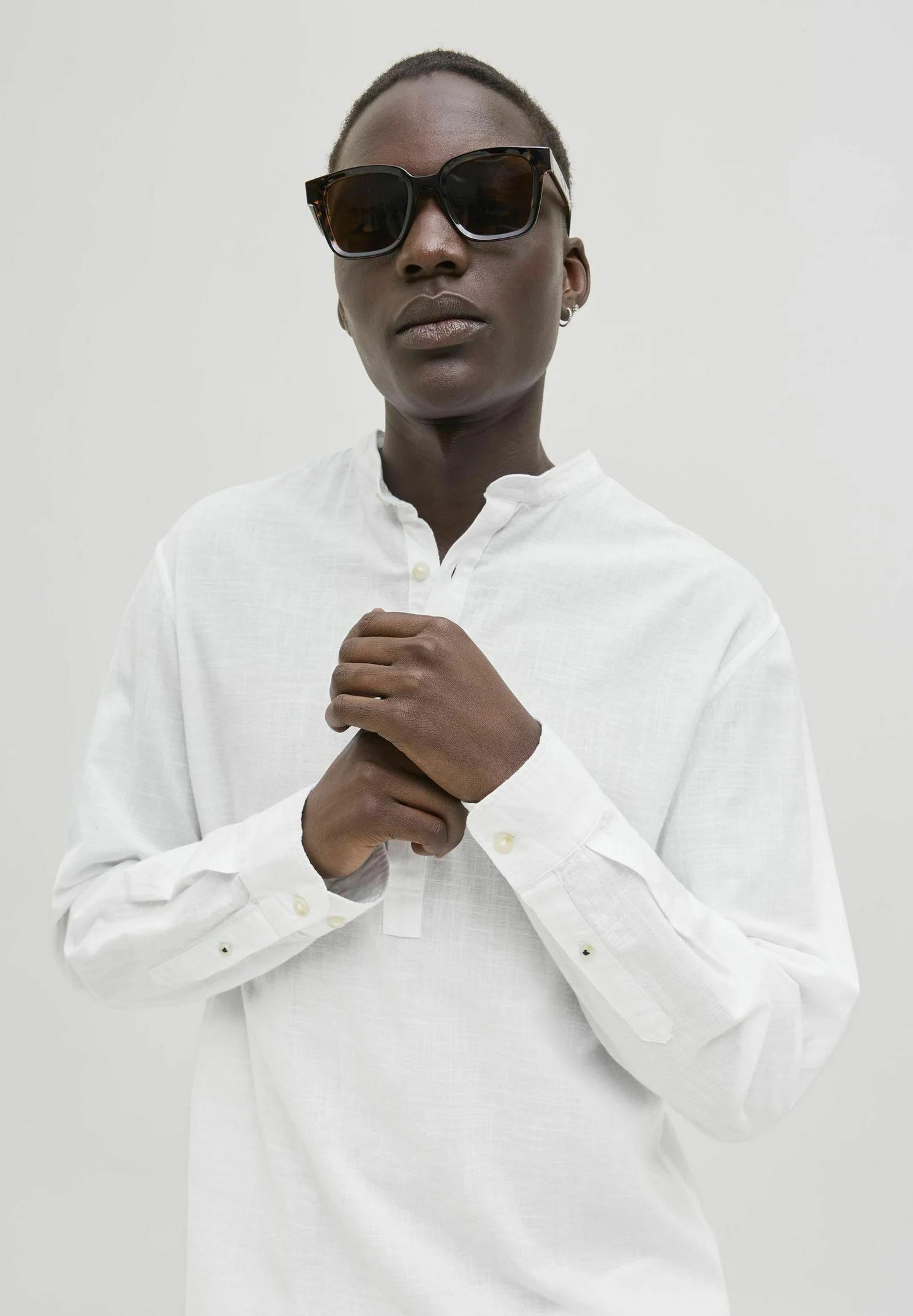 CAMISA HOMBRE CUELLO MAO JACK & JONES 12279843