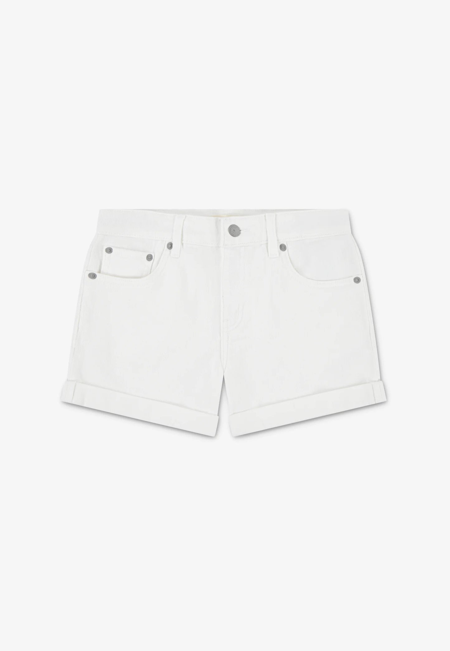 PANTALON CORTO LEVIS NIÑA BLANCO 4EH272