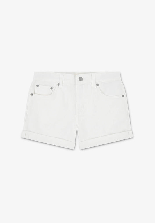 PANTALON CORTO LEVIS NIÑA BLANCO 4EH272