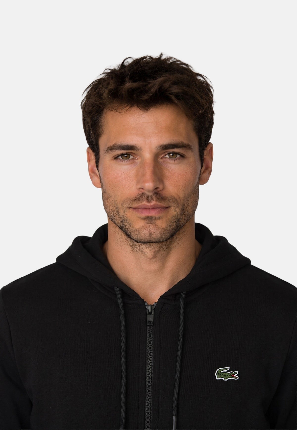 SUDADERA CON CAPUCHA Y CREMALLERA HOMBRE LACOSTE SH9389-031-