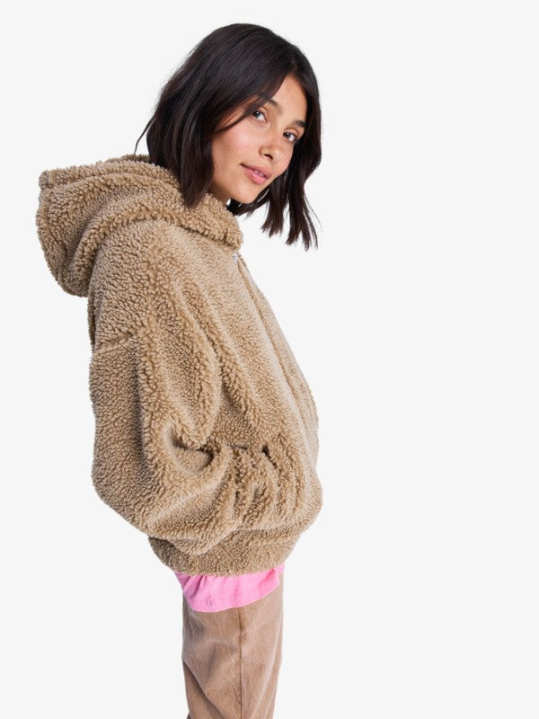 CHAQUETA  TIPO PELUCHE MUJER ROSY ERJPF03227