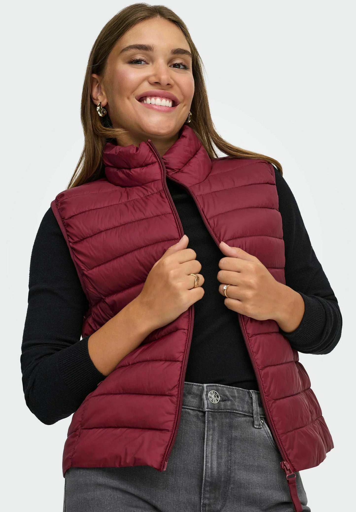 CHALECO MUJER ACOLCHADO THAIA ONLY 15351970