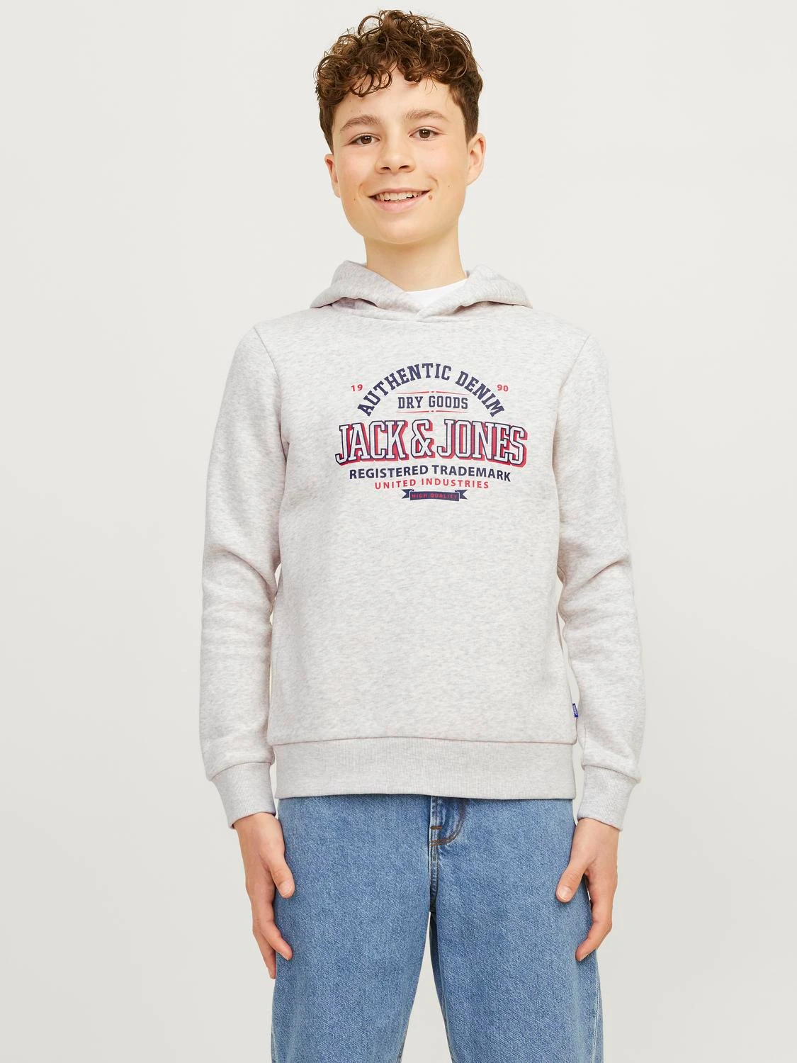 SUDADERA JACK & JONES CON CAPUCHA LOGOTIPO JUNIOR