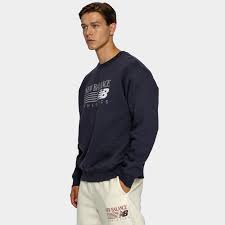 SUDADERA NEW BALANCE HOMBRE REIMAGINED GRAPHIC CREW MT62B85K