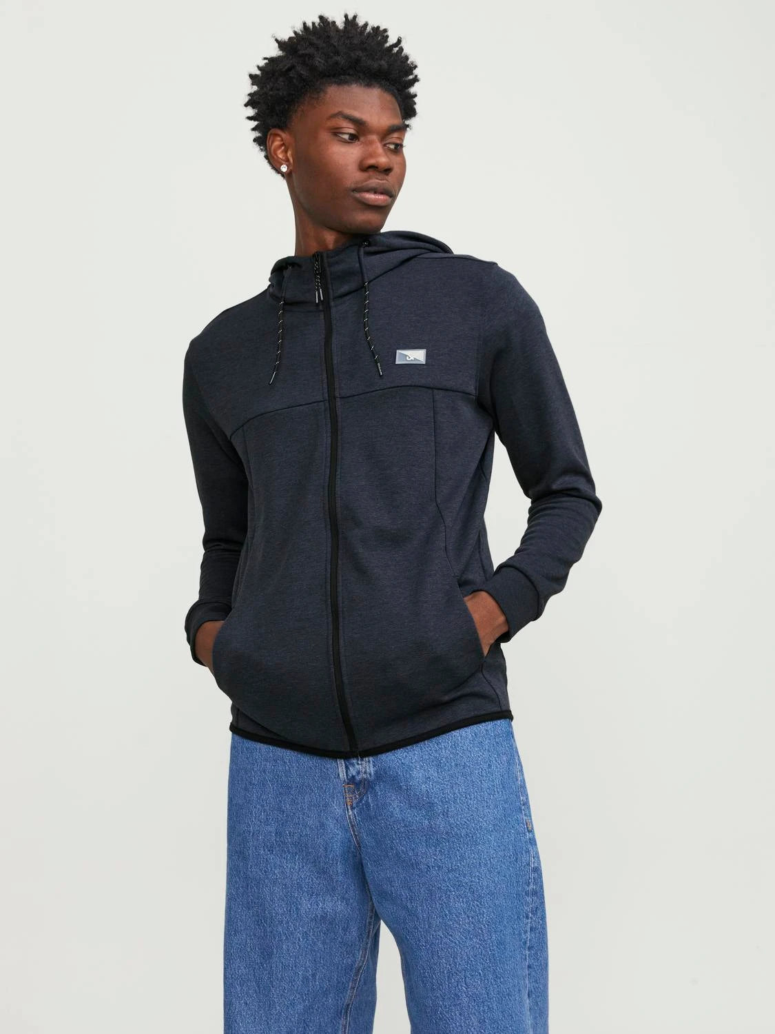 SUDADERA JACK & JONES CREMALLERA CON LOGOTIPO