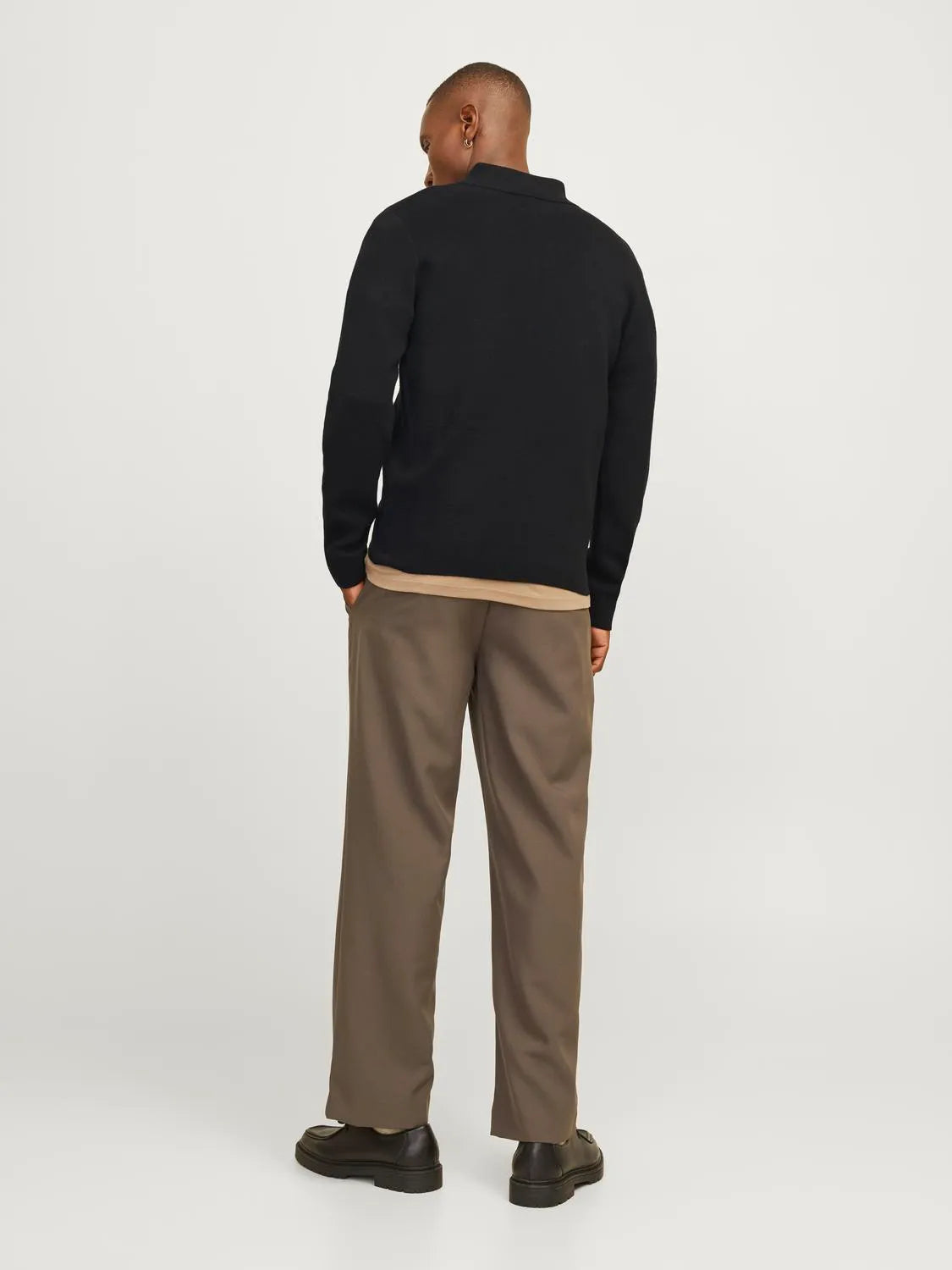 CARDIGAN DE PUNTO CUELLO POLO JACK & JONES 12267896