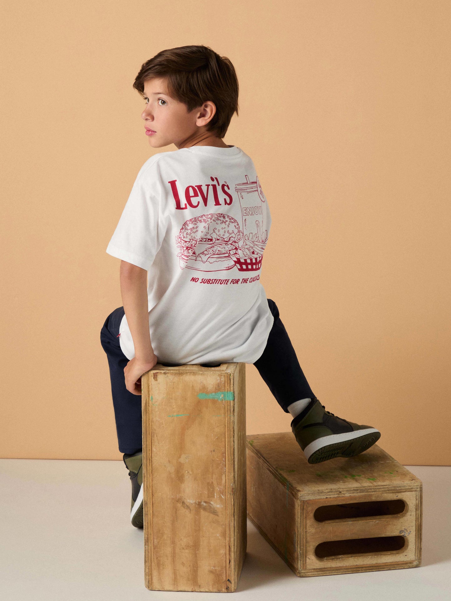 CAMISETA LEVIS KIDS 9ER096-WIT