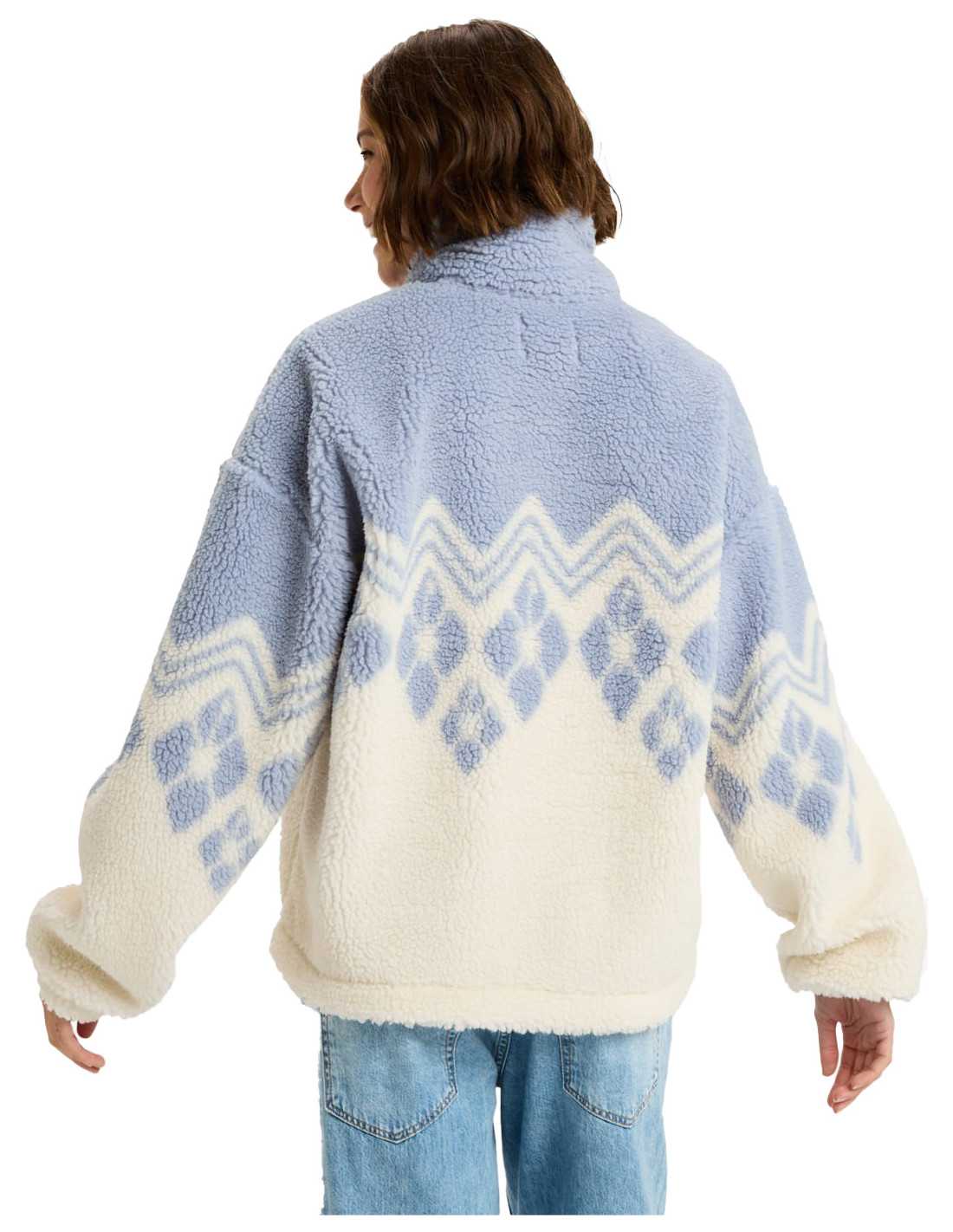 CHAQUETA  TIPO PELUCHE MUJER ROSY ERJPF03228
