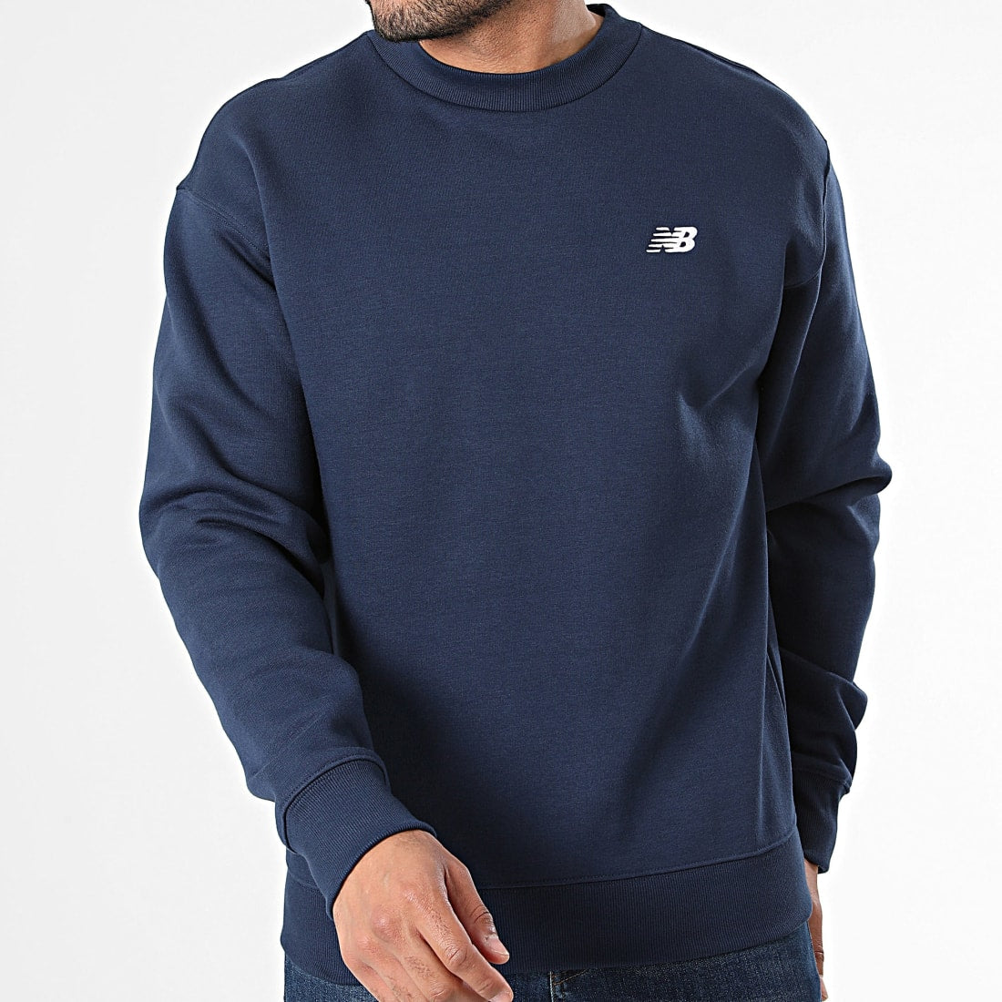 SUDADERA NEW BALANCE CUELLO REDONDO MT41510