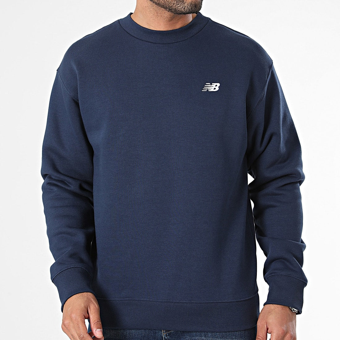 SUDADERA NEW BALANCE CUELLO REDONDO MT41510