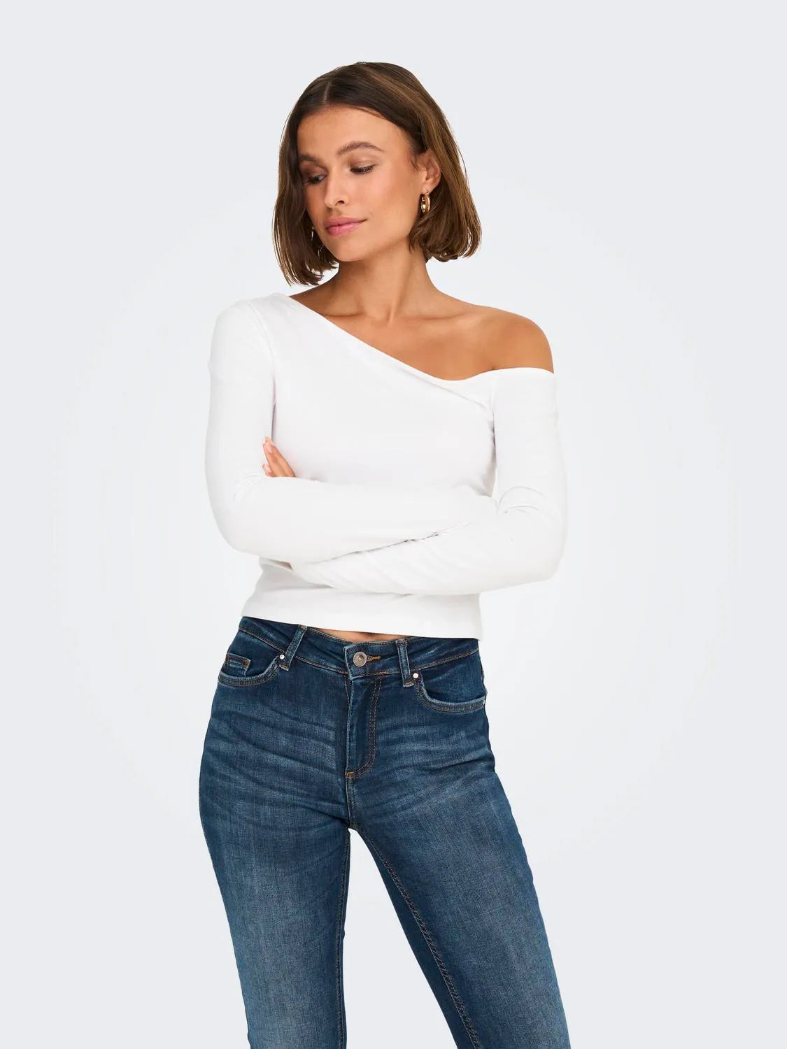 TOP MUJER CUELLO ASIMETRICO  15344398