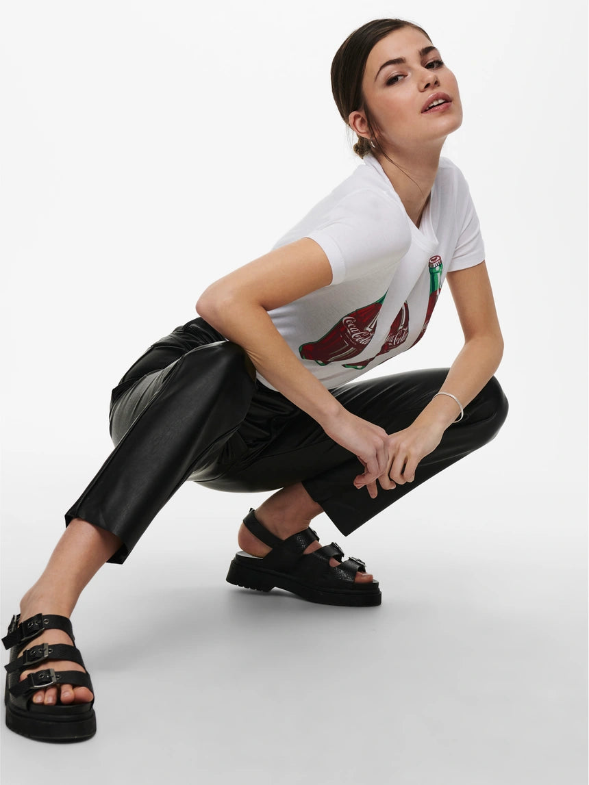 PANTALON CUERO RECTO MUJER ONLY 15209293