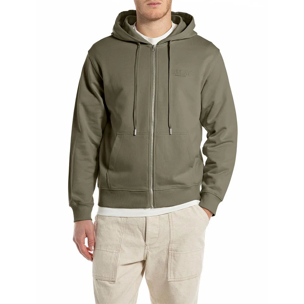 SUDADERA HOMBRE CREMALLARA REPLAY M3188