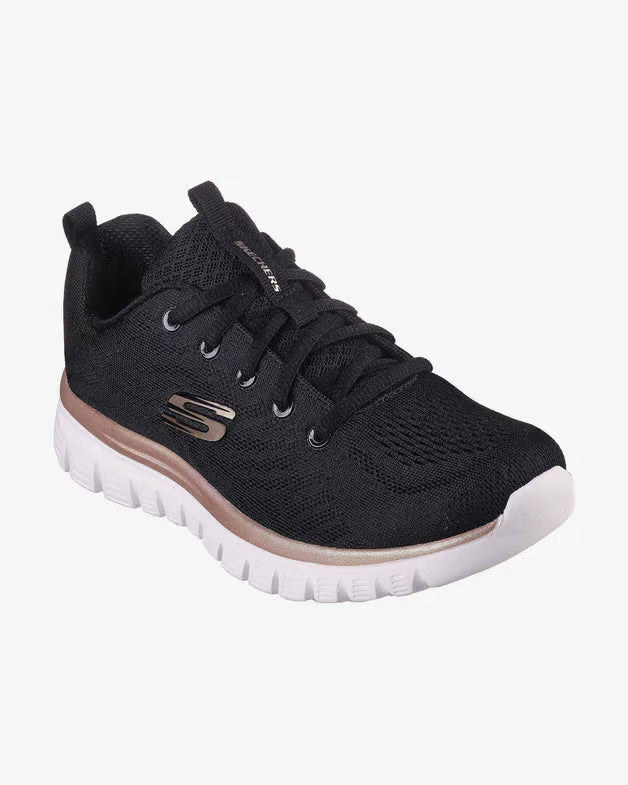 ZAPATILLAS SKECHERS MUJER 12615-BKGD