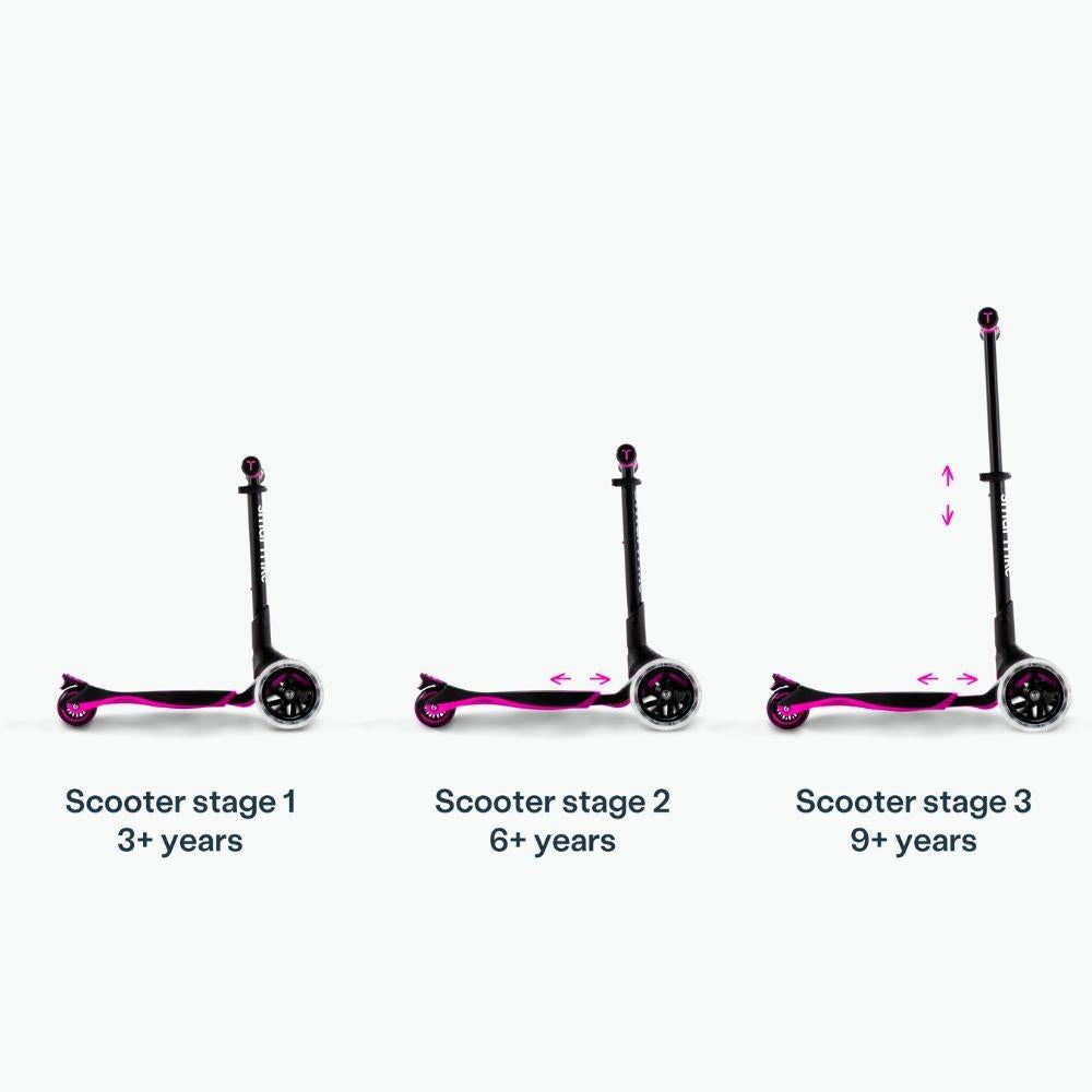 PATINETE SMARTRIKE XTEND ROSA ST1201